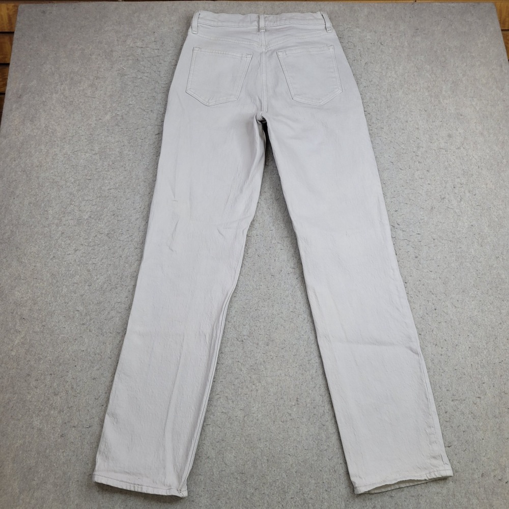Abercrombie & Fitch High Rise Straight Jeans - ecru - Picture 5 of 9